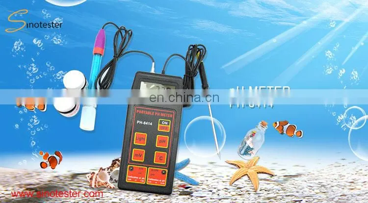 Hot sale factory price high accuracy lab portable Multified Aquarium digital PH /mV / Temp tester test meter ph sensor