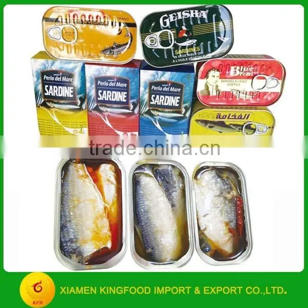 Chinese canned sardine fish manufacturer