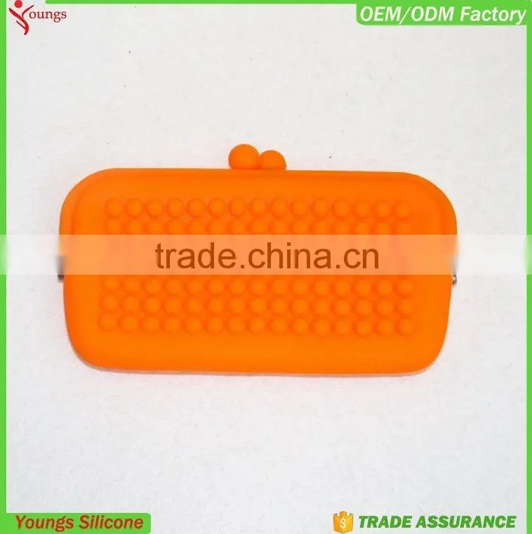 2016 eco-friendly Fashional Wholesale Big Bean Design Silicone Coin Purse
