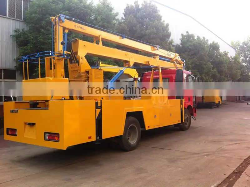 FAW 24m truck mounted aerial ladder platform