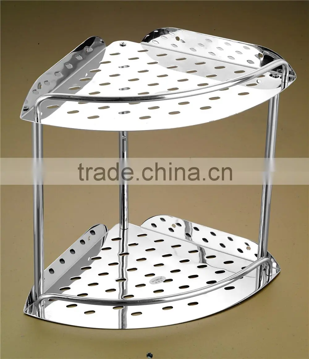 WESDA 2014 bathroom accessory set stainless steel corner shelf