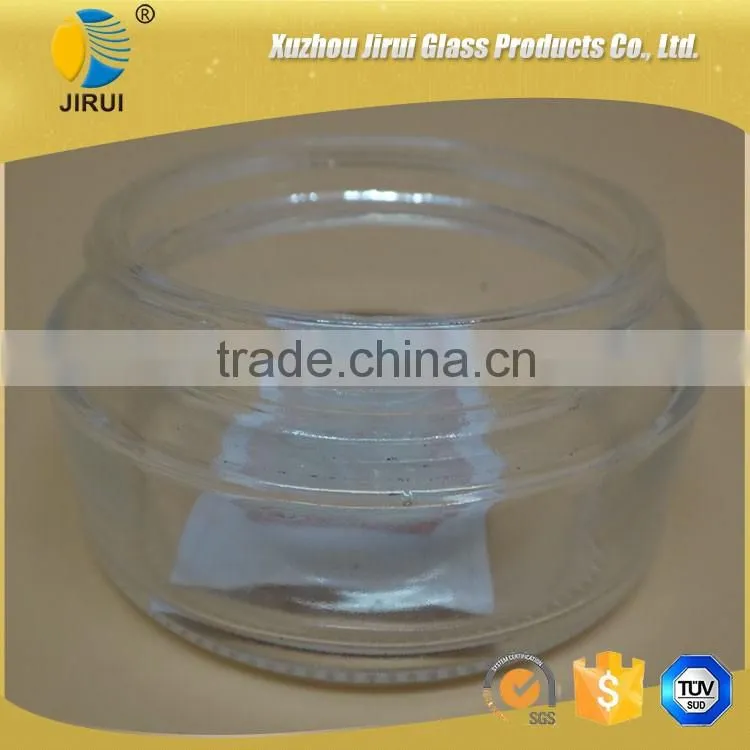 70ml clear glass cream jar with lid