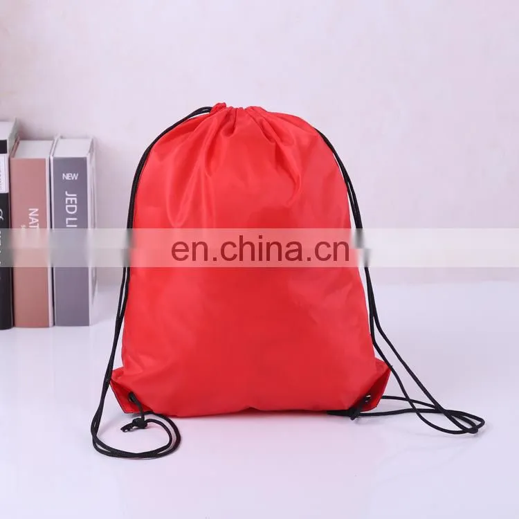 Drawstring Bag Non Woven Backpack Custom Printed Eco Friendly for Kids