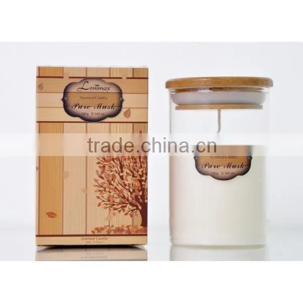 180g Luxury Natural Scented Soy Candle in Glass Jar SA-2490