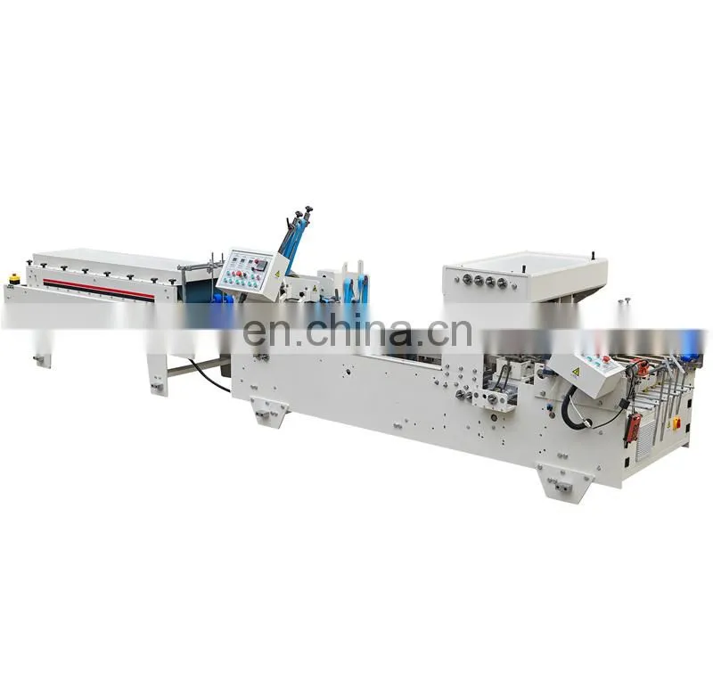 UFG800B Economic Middle medium speed Automatic straight line Paper Box Folder and Gluer