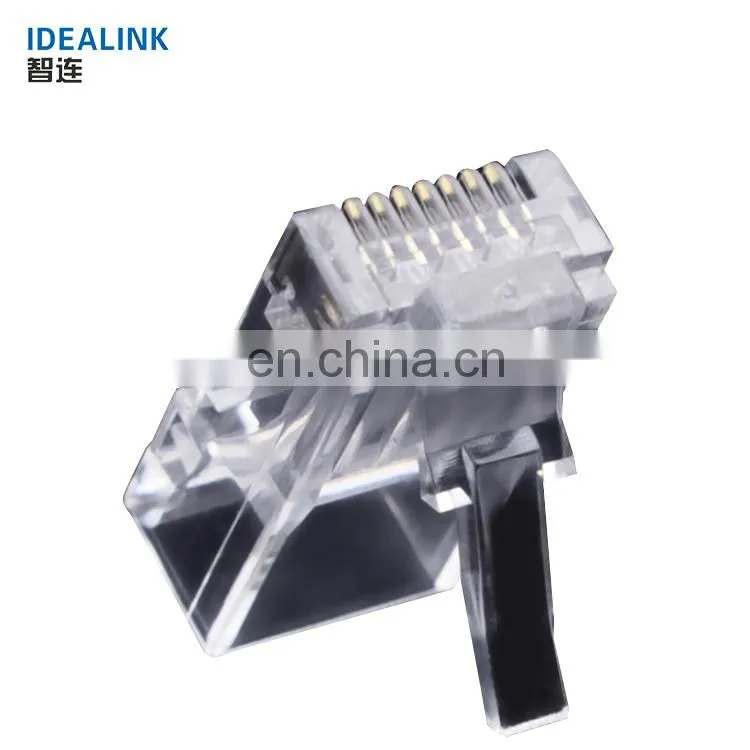 High performance 1000pcs set UTP network Ethernet cat6 rj45 connector 8p8c modular plug