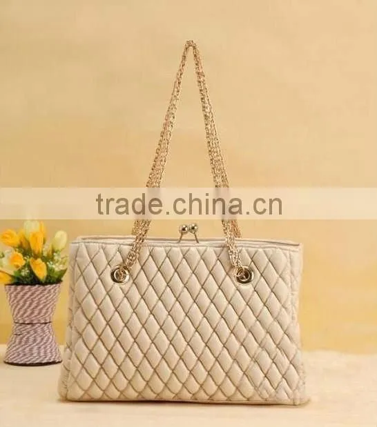 New fashion striping ladies handbag , elegant women's handbags