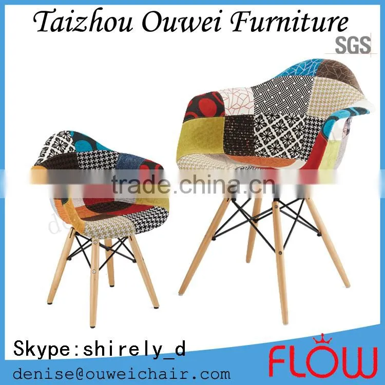Italy design upholstery fabric dining chair