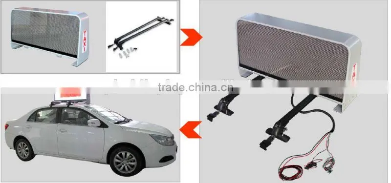 WI-FI control p5 taxi led display good quality brandy