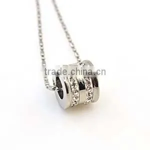 Top Sale necklace pendant crystal silver pendant designs for girls
