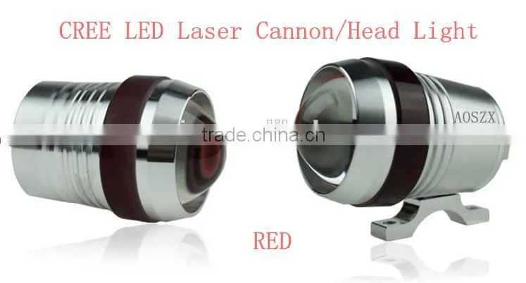 NEW U5 U3 Laser Auto LED Head light Angel Eye Ring Motorbike LED Laser Cannon Tail Light