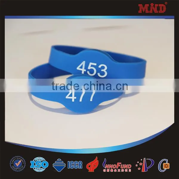 MDW410 Contactless Disposable Silicone RFID Wristband tag