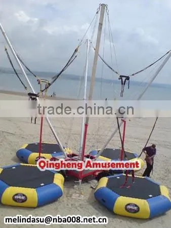 High Jump Bed, Mobile 4 in 1 Bungee Trampoline