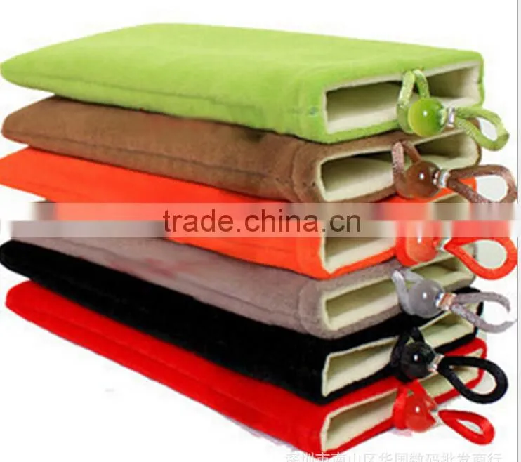 Hight Quality Custom velvet bag flock pouch Wholesale B259