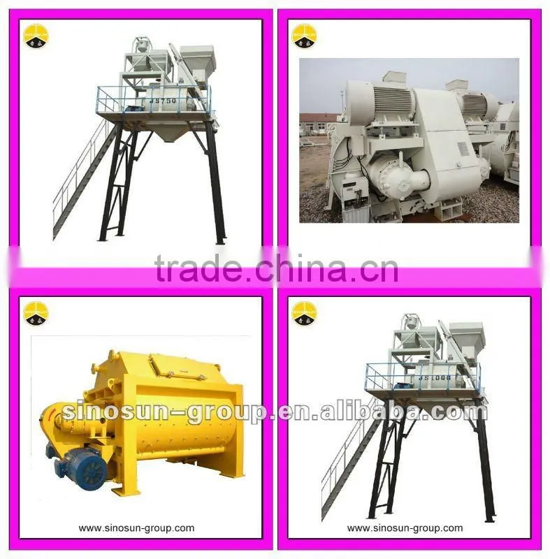 JS2000 Twin Shaft Concrete Mixer(100m3/h)