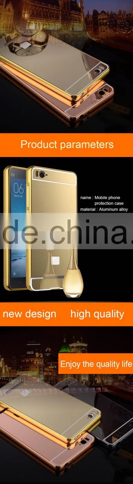 machine making cover for mobile phone metal mirror back bumper case cover for samsung galaxy j7 j5 a7 a8 mirror case