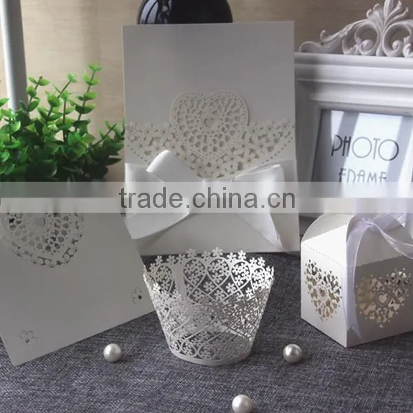 butterfly baby shower card heart place card ZK-5