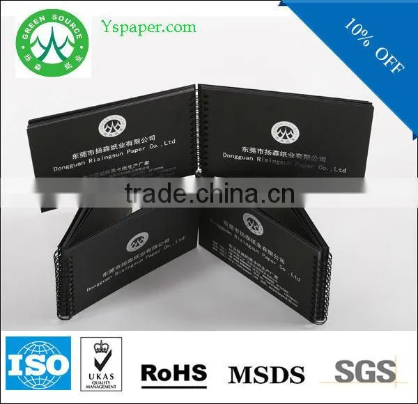 plain black paperboard c2s for gift wrapping black paper