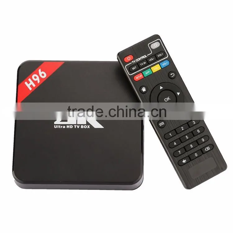 Vensmile H96 amlogic s905 smart tv box 1gb ram tv box Android 5.1 Smart TV Box H96 Kodi 16.1 bluetooth 4.0 quad core 1GB 8GB H96