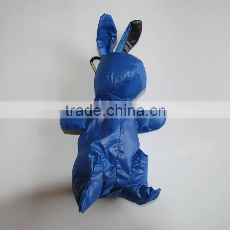 foldable rabbit shopping polyester bag