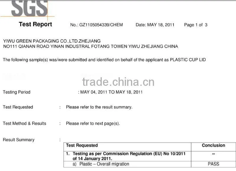 raw materials for disposable plastic cup / 650ml plastic cups with dome lid