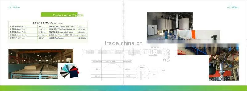 Horizontal automatic continuous foam making machine