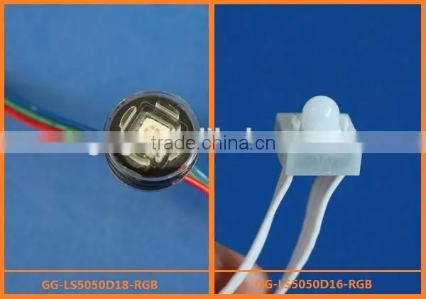 12mm punch hole hot sale LED sign letter 5V pixel led ws2811 12mm
