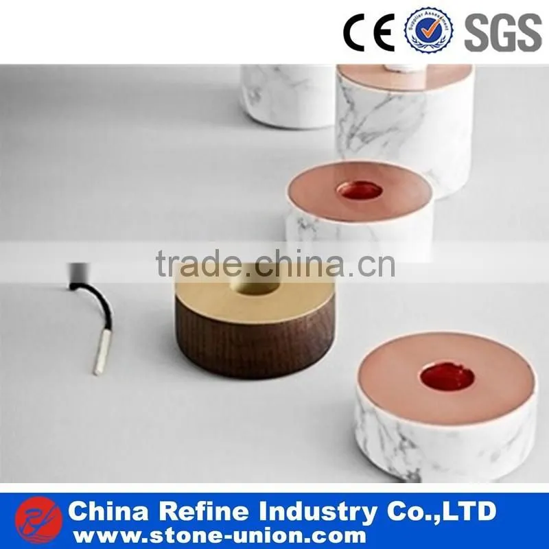 metal material copper and silver candle cups holder to use for candles