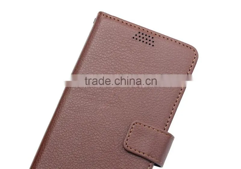 Luxury Litchi Grain Case for NOKIA 650 PU Leather Wallet Cover with Card Holder Stand Case TB-0096