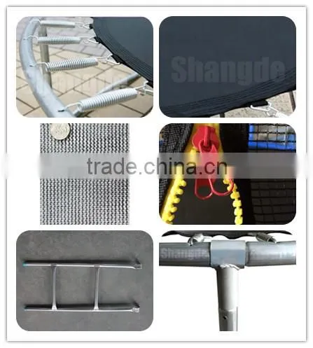 7x10ft square outdoor gymnastic trampolin