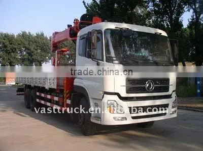 Dongfeng Tianlong 6*4 truck mounted crane factory directly sales