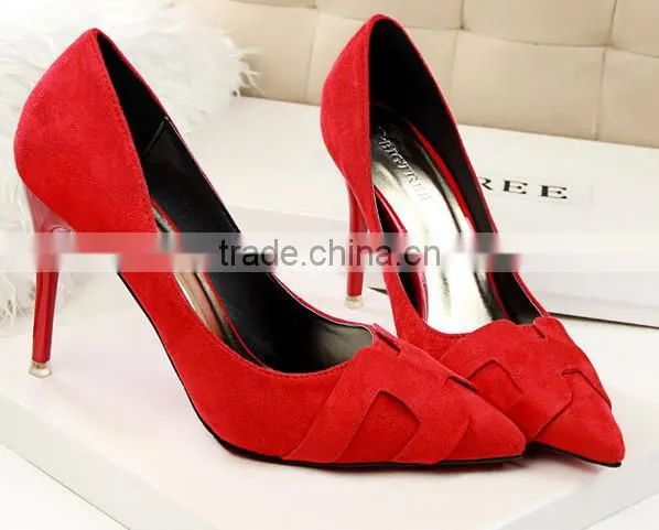 latest ladies korean high heel shoes for girls