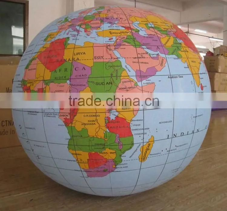 2m PVC inflatable earth balloons