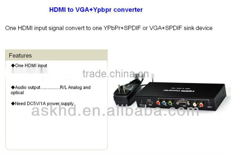 hdmi audio extractor HDMI to HDMI +Audio ( SPDIF+ L/R) Audio Extractor (3D&1080P)