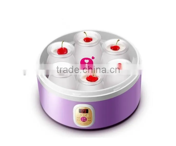 fully automatiocally 6oz Glass containers allows for making up to seven different types of Flavors yogurt maker, yogurt machine