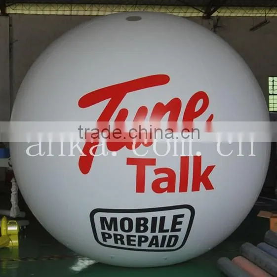 Cheap inflatable slogan balloon with helium or air for advertisement