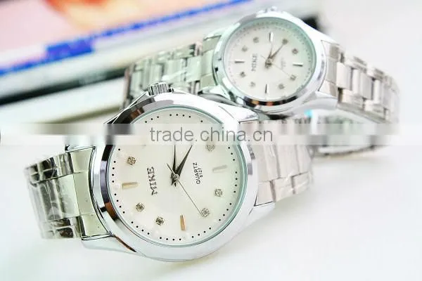 Alloy case couple watches with DIY dials