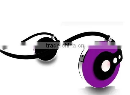 Fashion Super Mini wireless neckband sport Bluetooth Stereo Headset in 2014