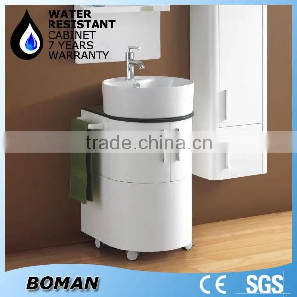 2015 design wall mounted bathroom storage cabinet cheap