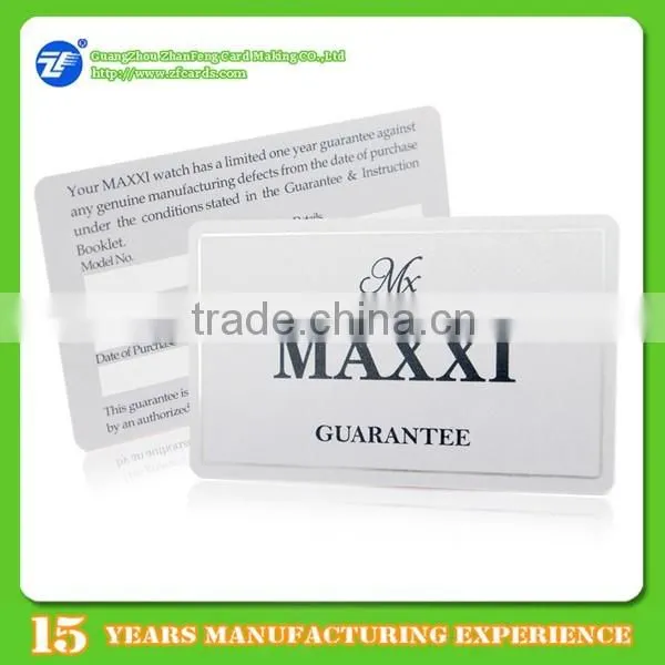 Custom printing dual frequency pvc rfid chip card