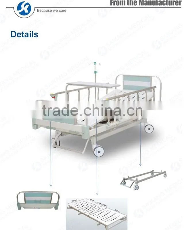 China Supplier Comfortable Cpr Functional Folding Care Bed
