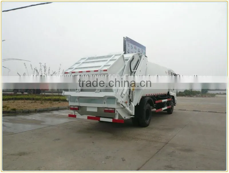Top selling 8 cubic metres 12 ton rubbish garbage compressor