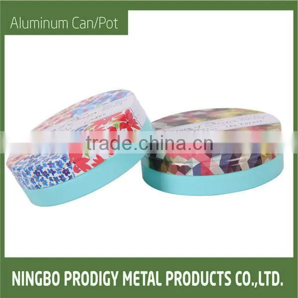 Aluminum Color JAR cosmetic packaging