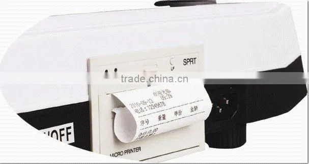 electronic digital balance with printer