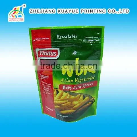Customized New High Quality Resealable Zipper Standing Pouch, Stand up Pouch with Zip