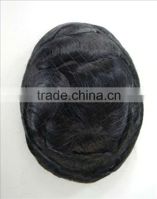 Fine quality toupee in stock with mono