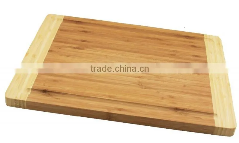Bamboo Cutting Board and Serving Tray with Juice Groove - Extra Large 18 x 12 inches