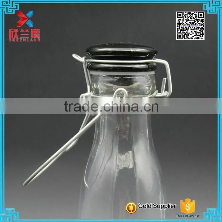 Wholesale 500ml Cone Shaped Glass Milk Bottle