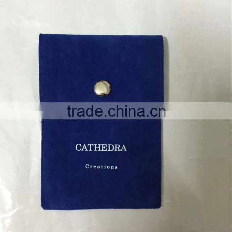 Custom Luxury custom embossed velvet pouch