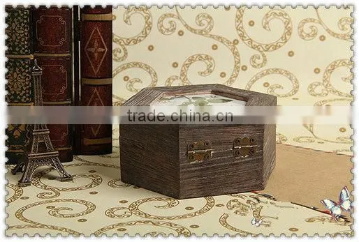 Polygon wooden box